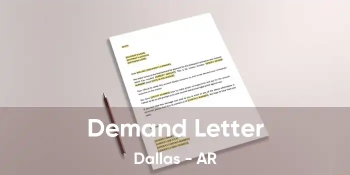 Demand Letter Dallas - AR