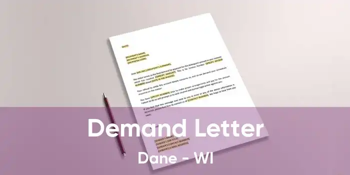 Demand Letter Dane - WI