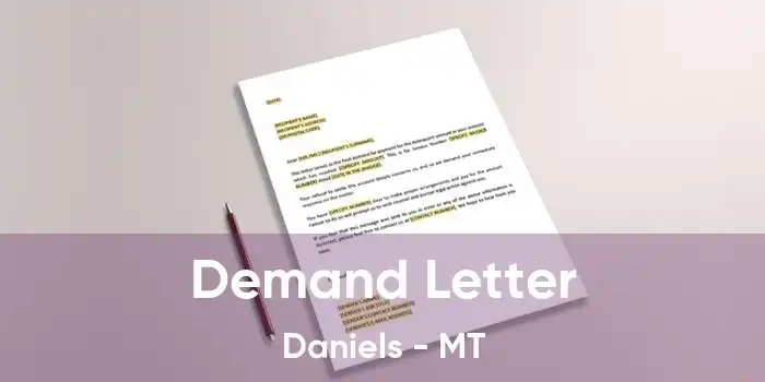 Demand Letter Daniels - MT