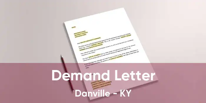 Demand Letter Danville - KY