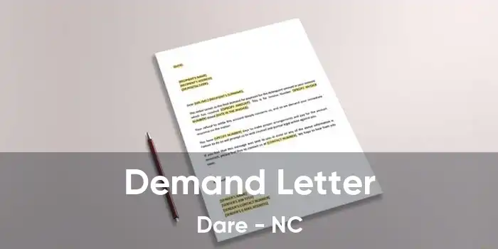 Demand Letter Dare - NC