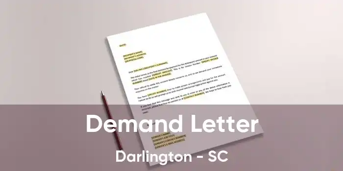 Demand Letter Darlington - SC