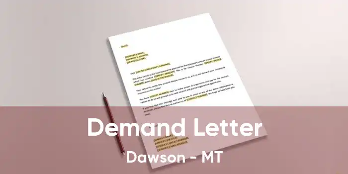 Demand Letter Dawson - MT