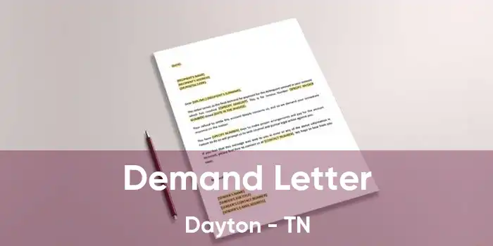 Demand Letter Dayton - TN