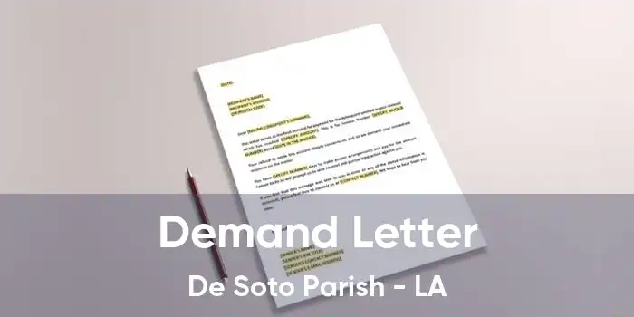 Demand Letter De Soto Parish - LA