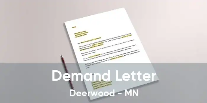 Demand Letter Deerwood - MN