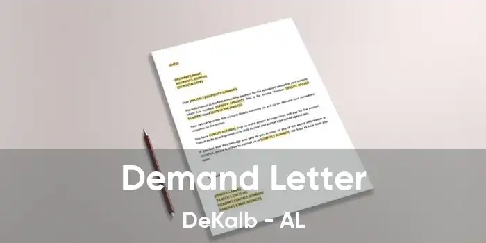 Demand Letter DeKalb - AL