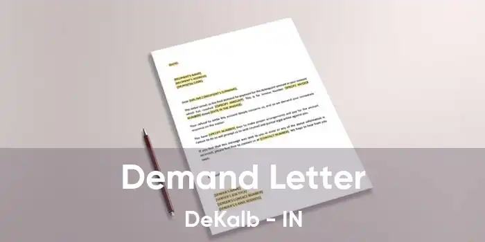 Demand Letter DeKalb - IN