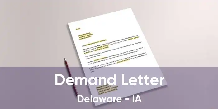 Demand Letter Delaware - IA