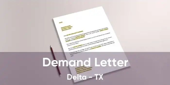 Demand Letter Delta - TX