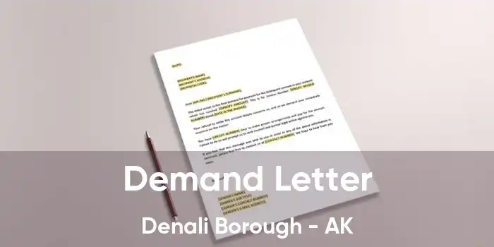 Demand Letter Denali Borough - AK