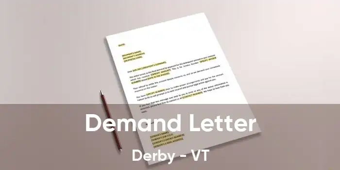 Demand Letter Derby - VT