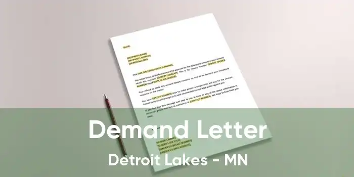 Demand Letter Detroit Lakes - MN