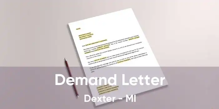 Demand Letter Dexter - MI