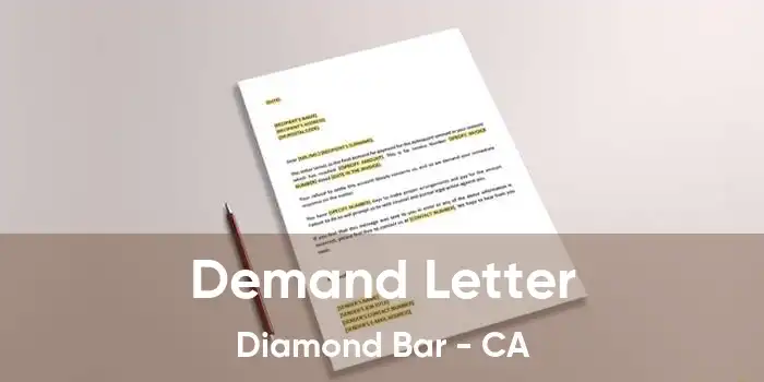 Demand Letter Diamond Bar - CA