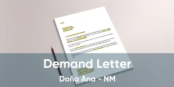 Demand Letter Doña Ana - NM