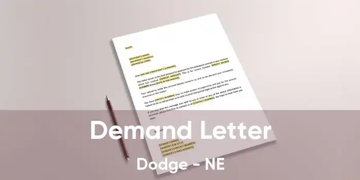 Demand Letter Dodge - NE