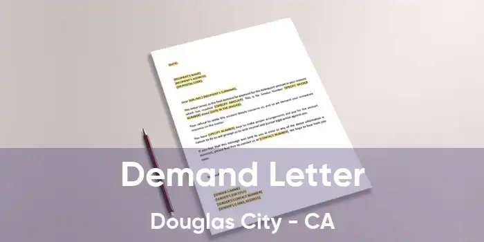 Demand Letter Douglas City - CA