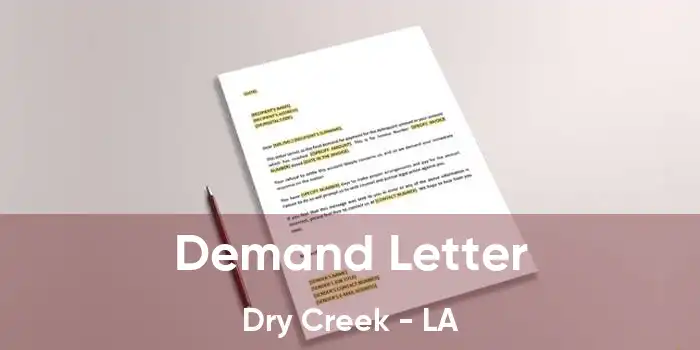 Demand Letter Dry Creek - LA