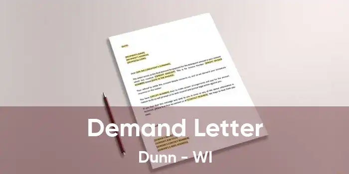 Demand Letter Dunn - WI