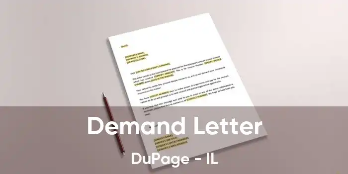 Demand Letter DuPage - IL