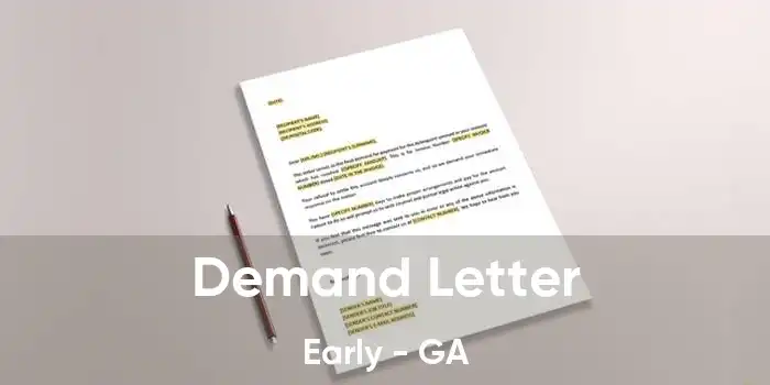 Demand Letter Early - GA