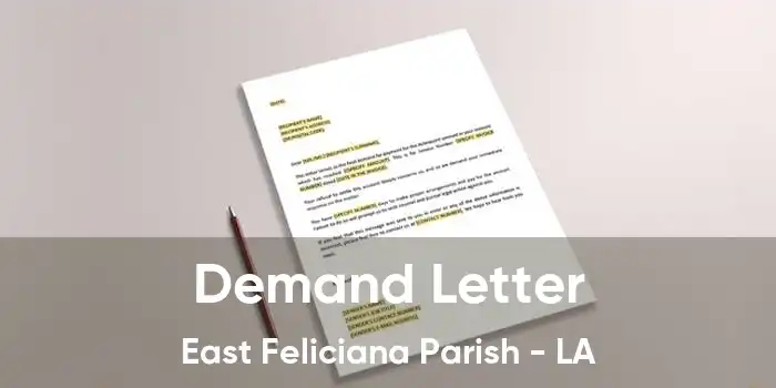 Demand Letter East Feliciana Parish - LA