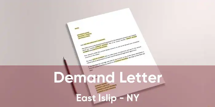 Demand Letter East Islip - NY