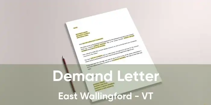 Demand Letter East Wallingford - VT