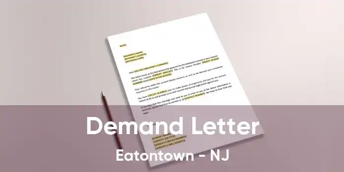 Demand Letter Eatontown - NJ