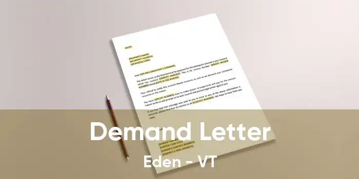 Demand Letter Eden - VT