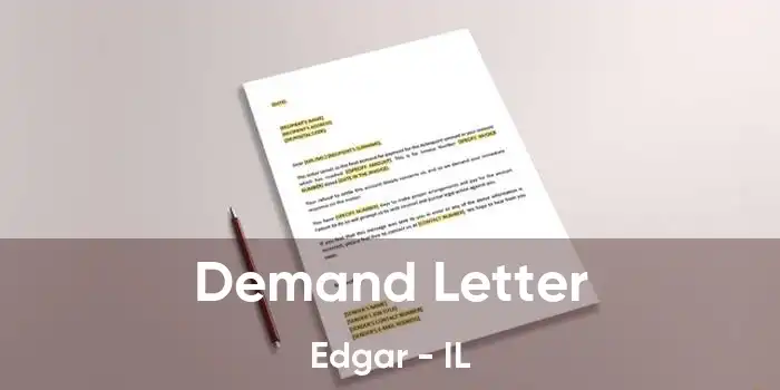 Demand Letter Edgar - IL