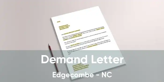 Demand Letter Edgecombe - NC