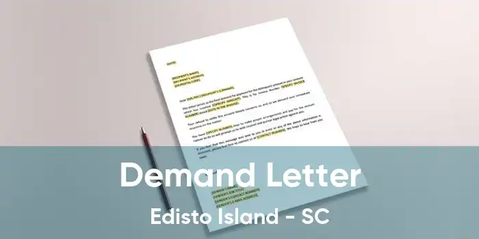 Demand Letter Edisto Island - SC