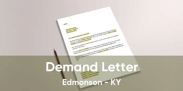 Demand Letter Edmonson - KY