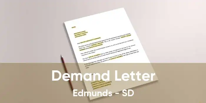 Demand Letter Edmunds - SD