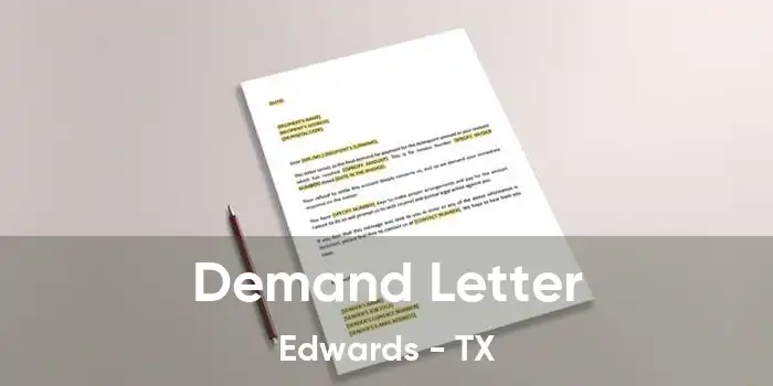 Demand Letter Edwards - TX