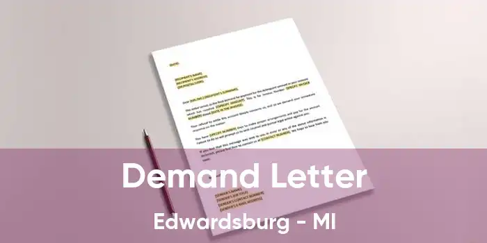 Demand Letter Edwardsburg - MI