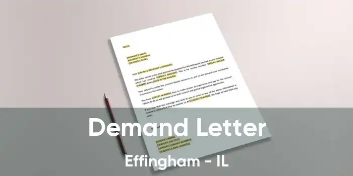 Demand Letter Effingham - IL