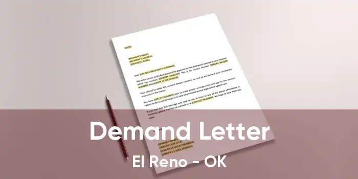 Demand Letter El Reno - OK