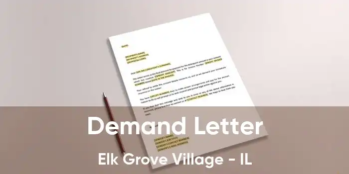 Demand Letter Elk Grove Village - IL