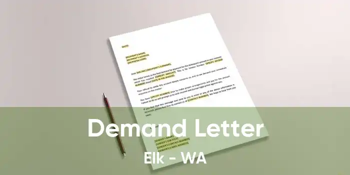 Demand Letter Elk - WA