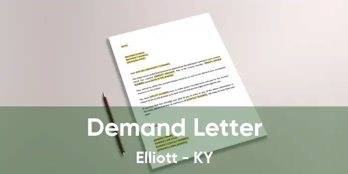 Demand Letter Elliott - KY