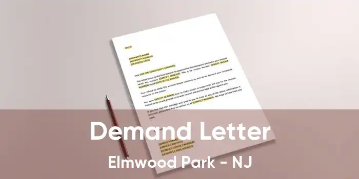 Demand Letter Elmwood Park - NJ