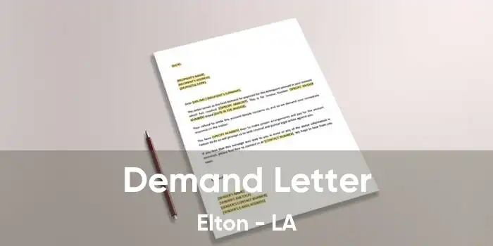 Demand Letter Elton - LA