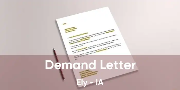 Demand Letter Ely - IA