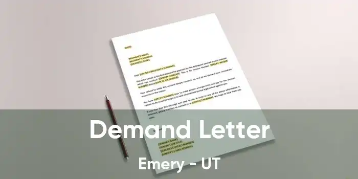 Demand Letter Emery - UT