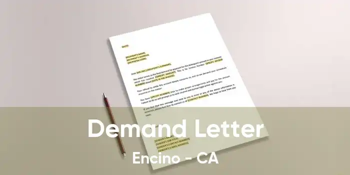 Demand Letter Encino - CA