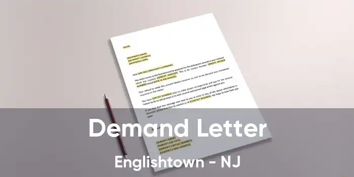 Demand Letter Englishtown - NJ