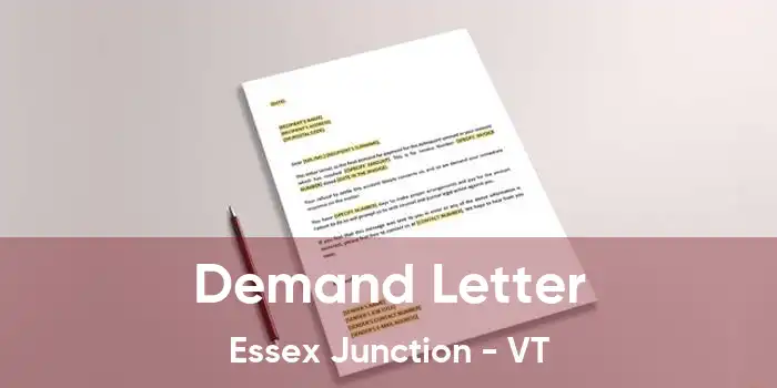 Demand Letter Essex Junction - VT